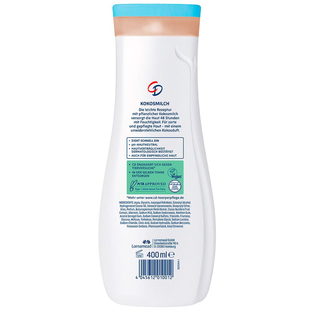 CD Vegane Kokos Körpermilch 400 ml