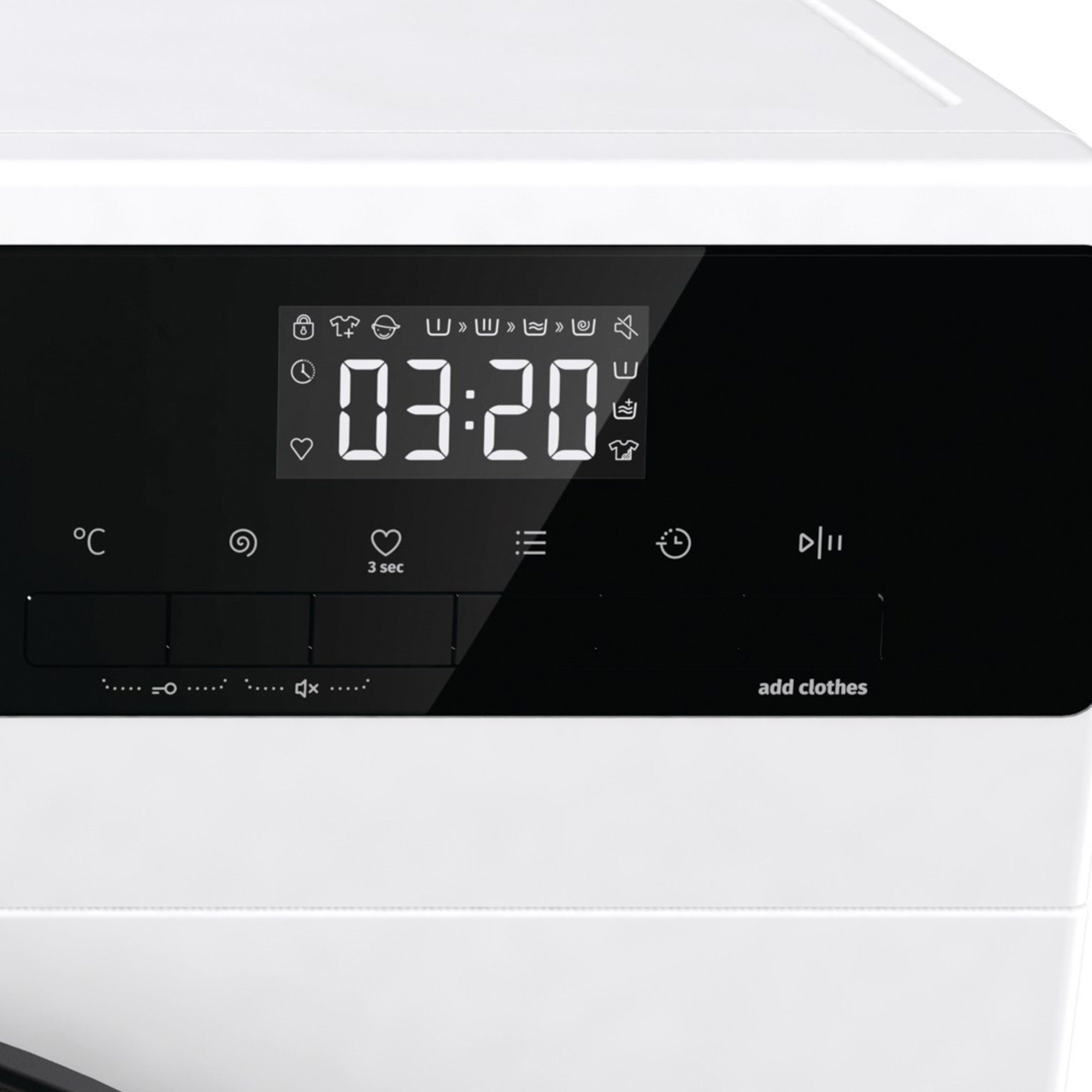 GORENJE Waschmaschine WNHEI74SAPS/DE, 7,00 kg, 1400 U/min, Inverter PowerDrive Motor, 15 Programme, Dampffunktion, AquaStop
