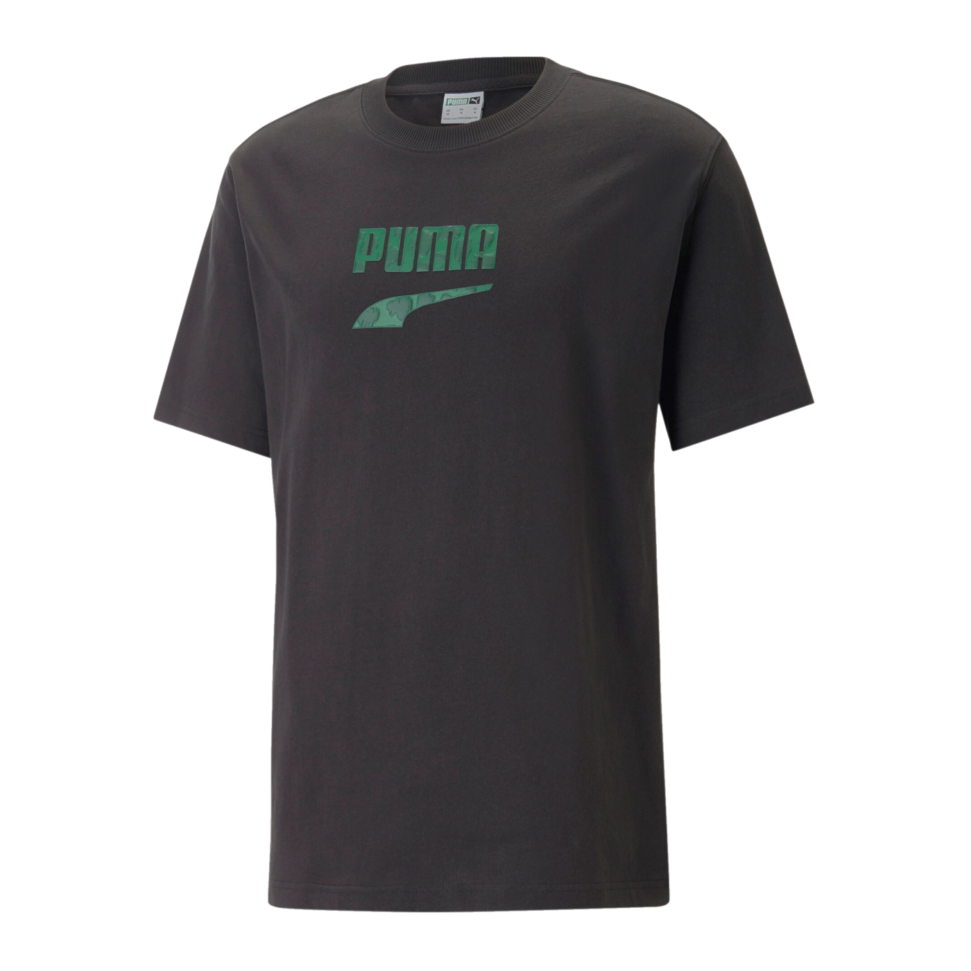 PUMA DOWNTOWN Logo Graphic T-Shirt Schwarz F01