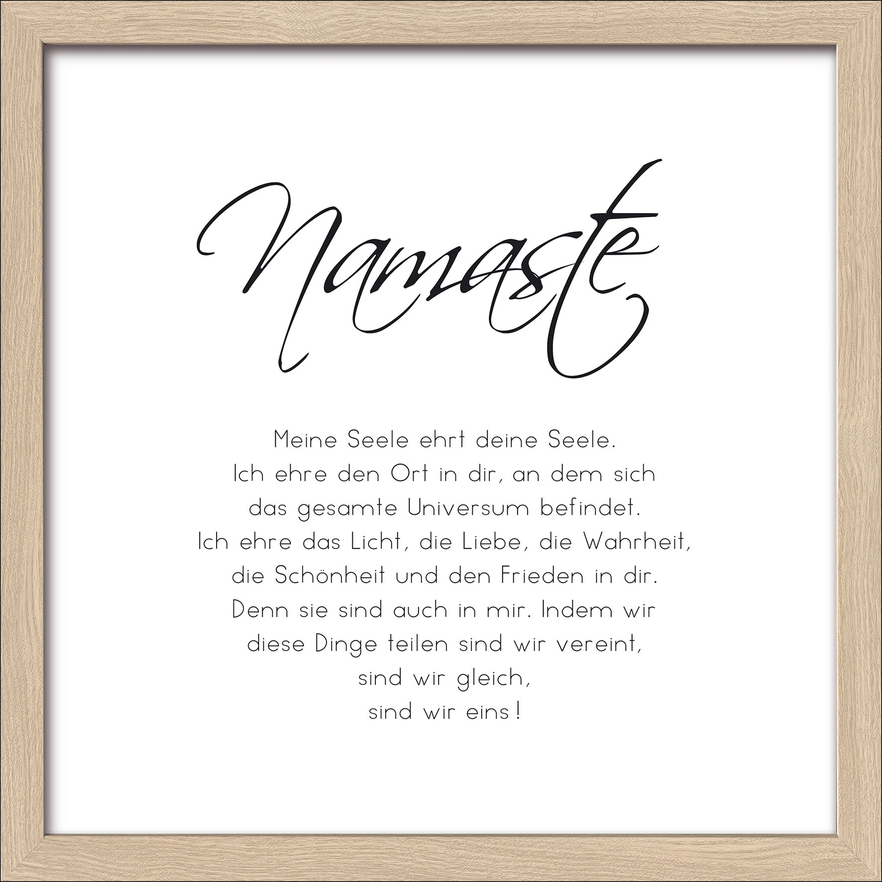 Pro ArtKunstdruck gerahmt 28x28cm