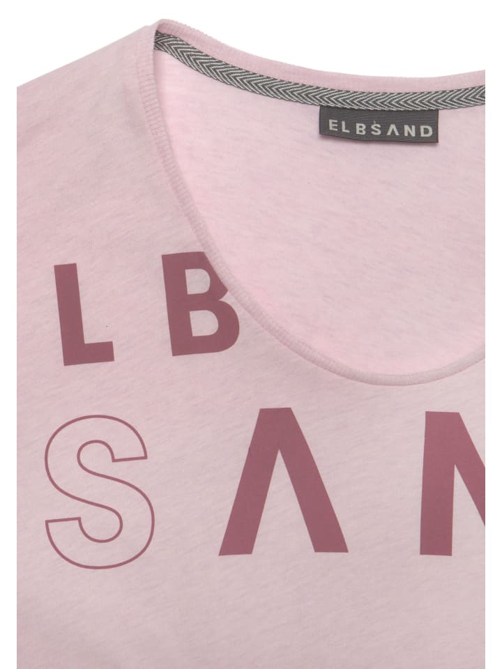 ELBSAND T-Shirt in rosa günstig kaufen