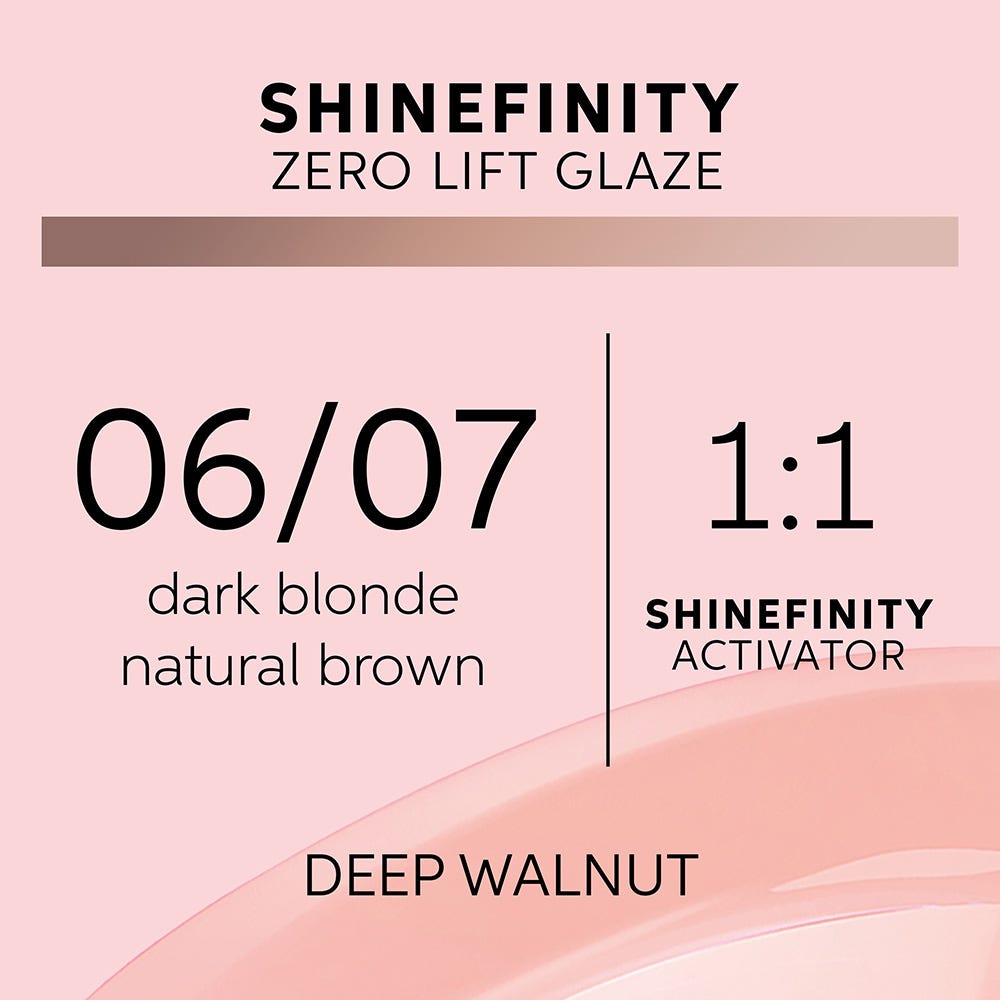 Wella Shinefinity Glaze Deep Walnut 06/07 Haarfarbe 60 ml