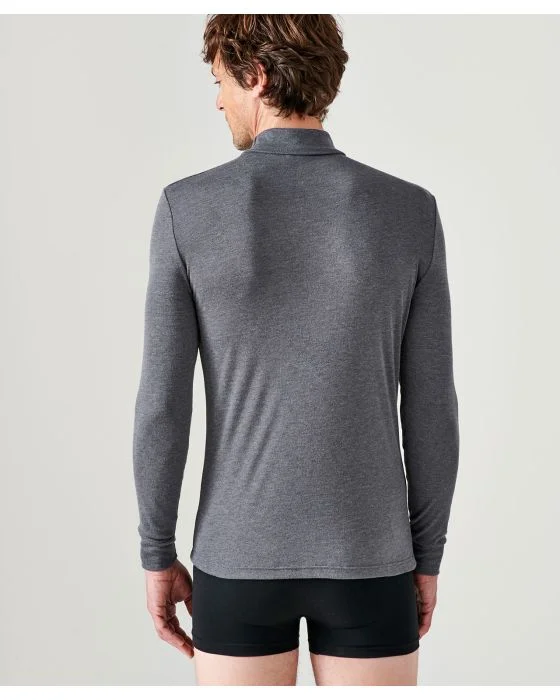 Tee-shirt fine côte manches longues Thermolactyl