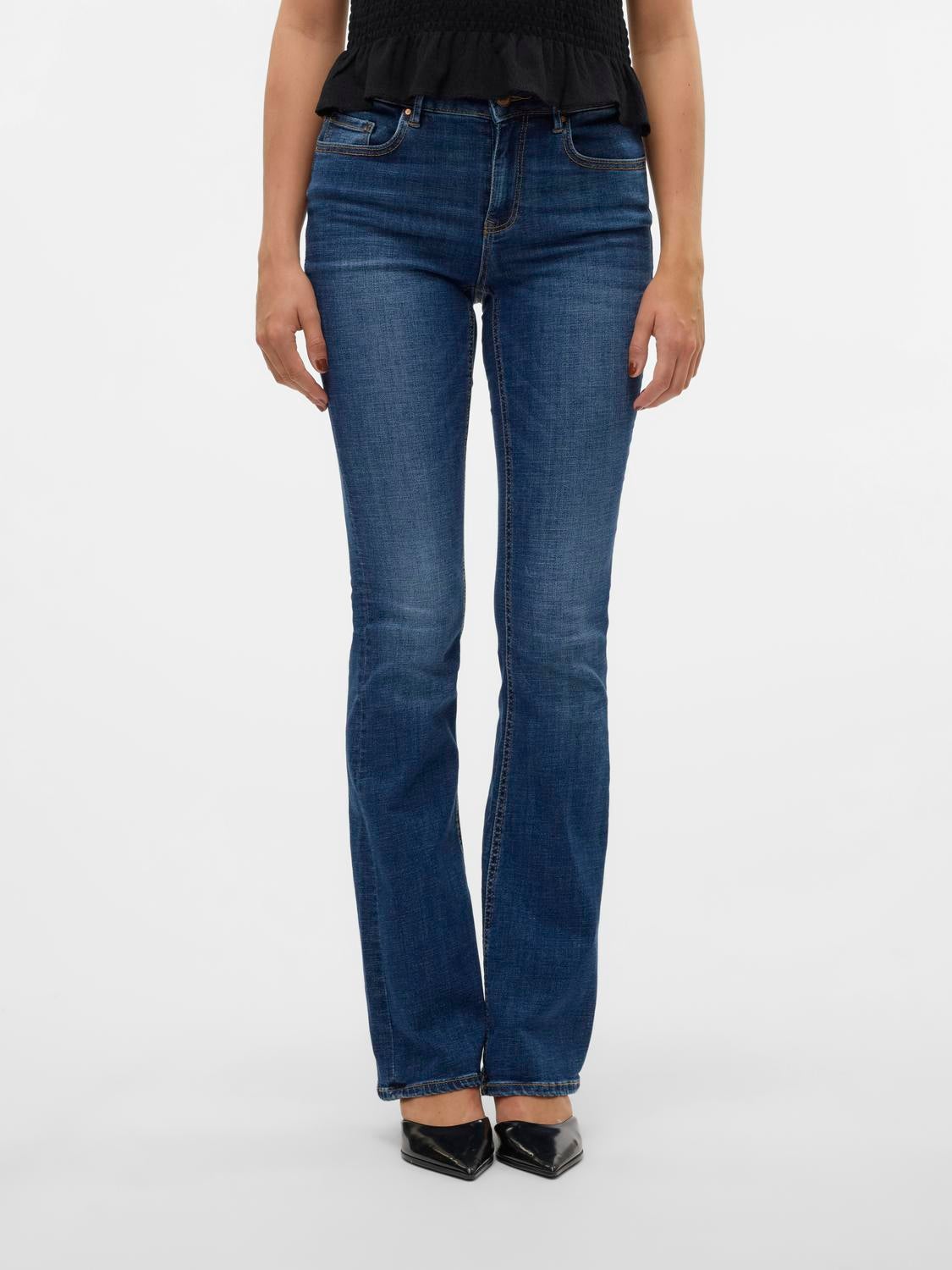VMFLASH Mid Rise Ausgestellt Jeans