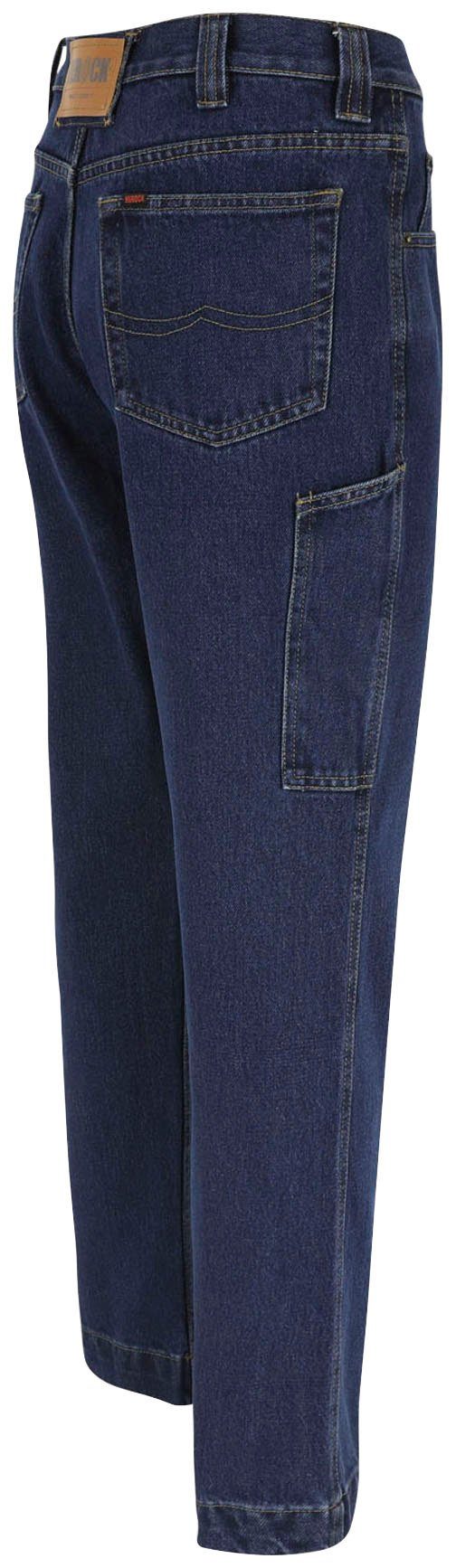 Herock Arbeitshose Pluto Jeanshose Reine Baumwolle, schwer entzündbar, angenehmer Tragekomfort, 6 Taschen