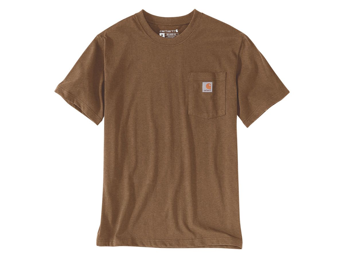 Carhartt TK3296 Oiled Walnut Heather Herren T-shirt