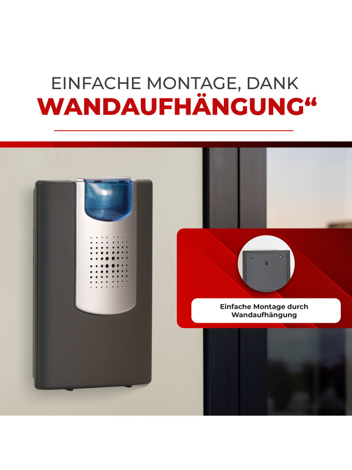 Heidemann  Funkgong-Set HX Flashlight Anthrazit günstig kaufen onesize