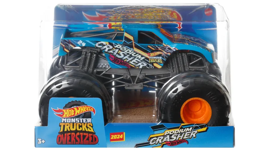 Hot Wheels Monster Trucks-Fahrzeuge im Maßstab 1:24, 1 Stück, sortiert