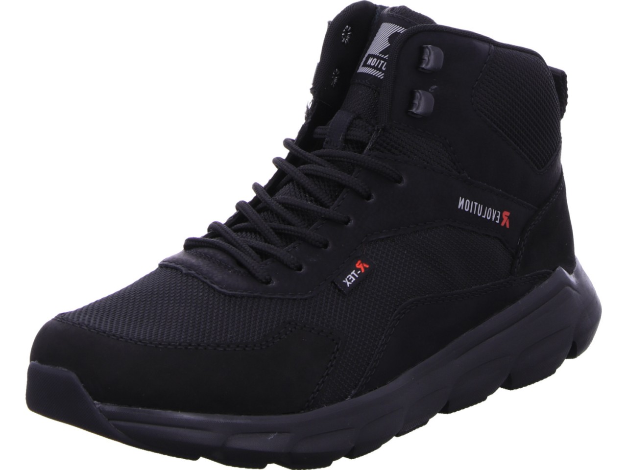 RIEKER Stiefeletten schwarz schwarz