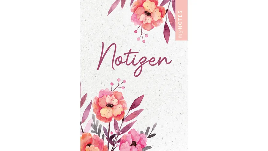myNOTES Papeterie: Notizblock Blumenträume