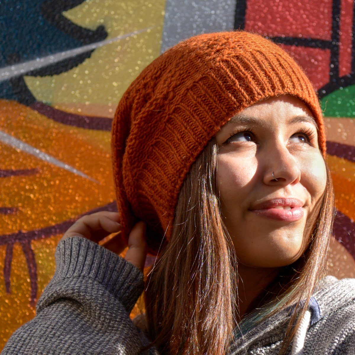 McRon Beanie Wollmütze Modell Lina gefüttert mit Fleece, hoher Schurwollanteil