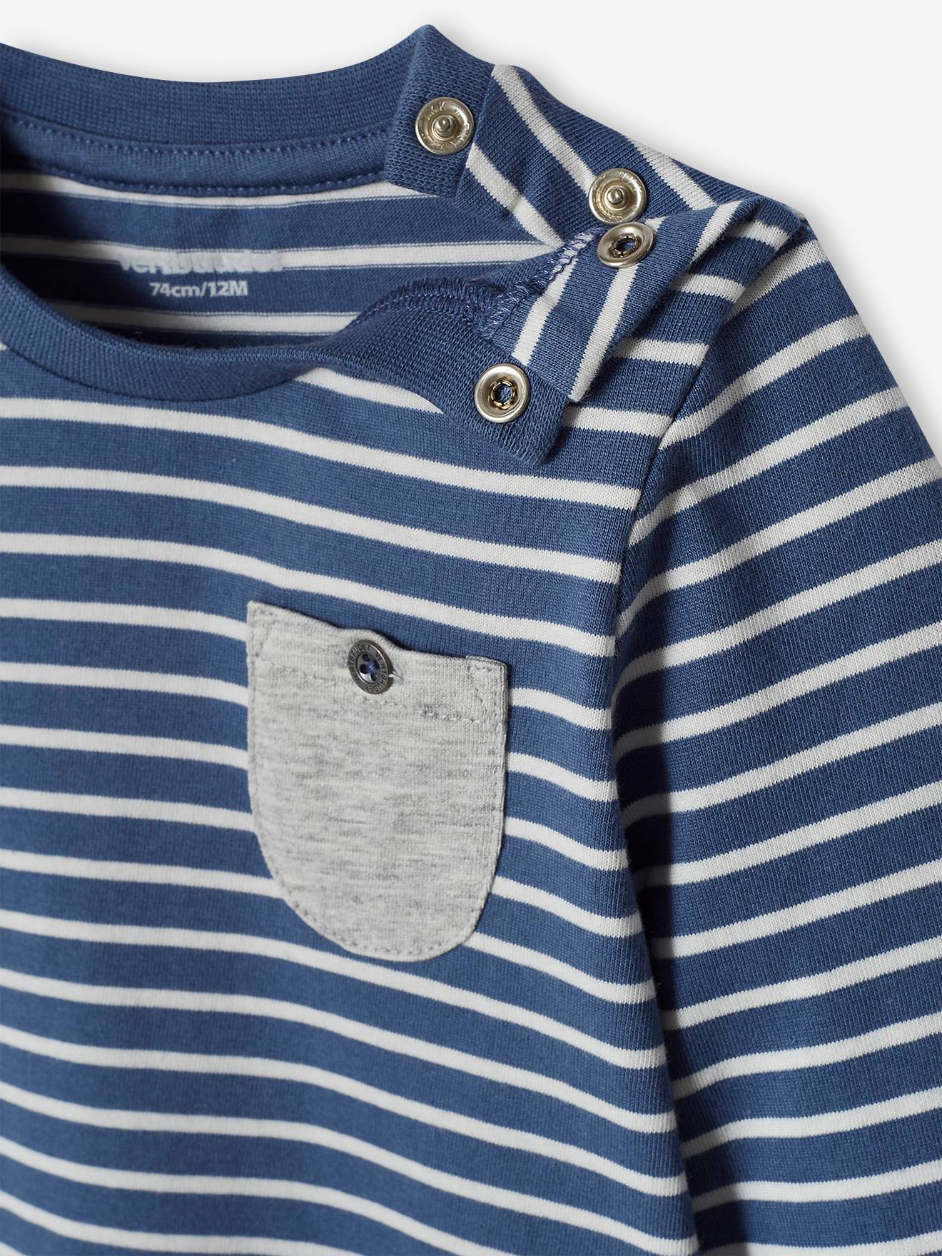 Vertbaudet 2er-Pack Baby Shirts BASIC Oeko-Tex - bronze