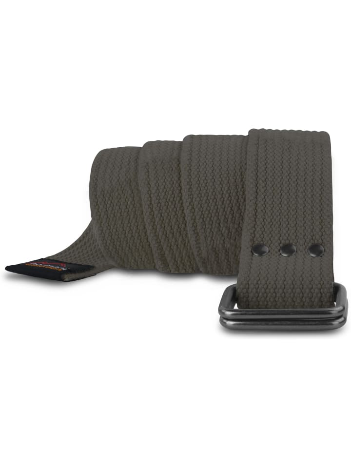 Normani Outdoor Sports Baumwoll-Gürtel Taklamakan in Grau günstig kaufen 110 cm