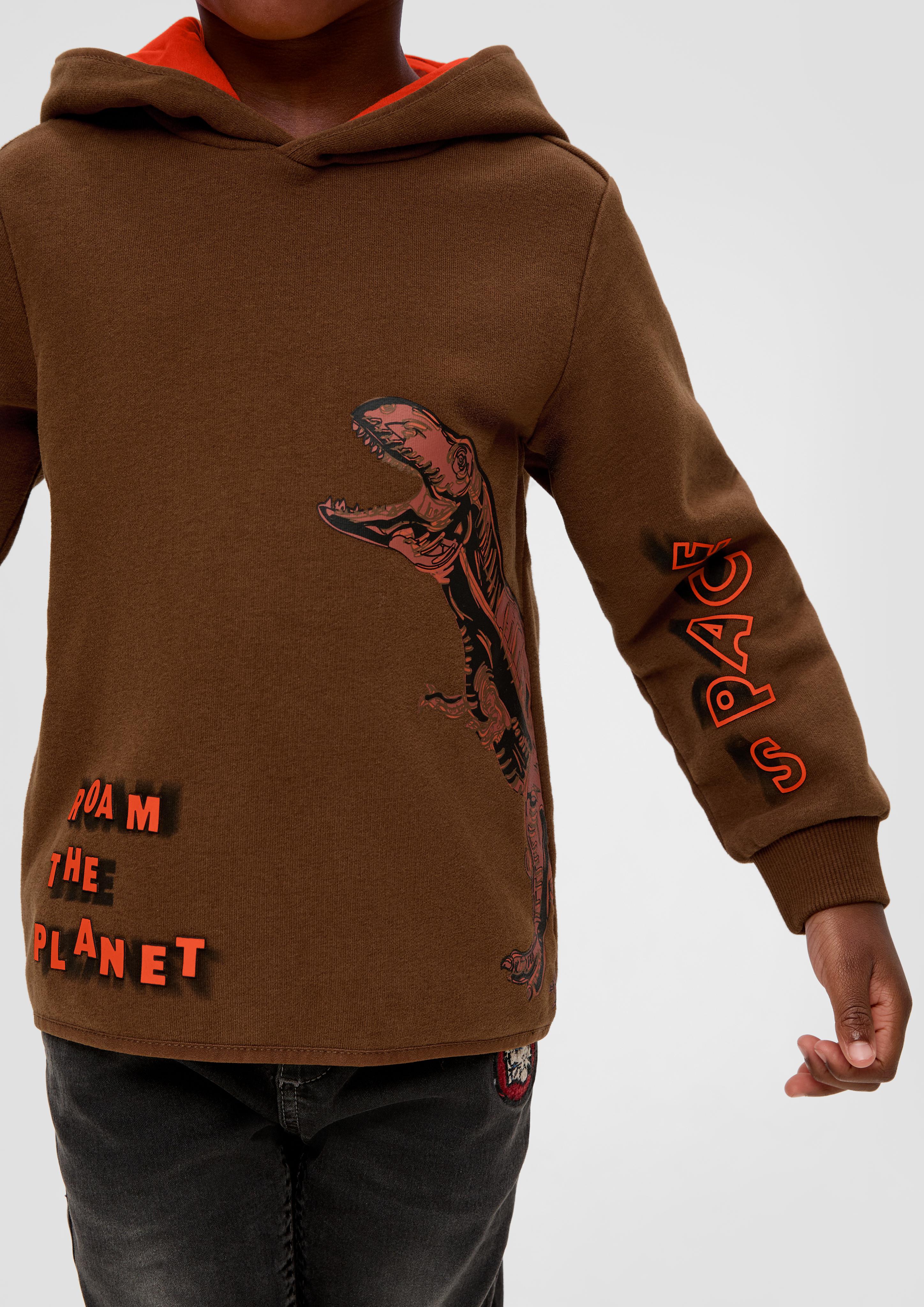 Kapuzensweatshirt mit Frontprint  2137506-8764