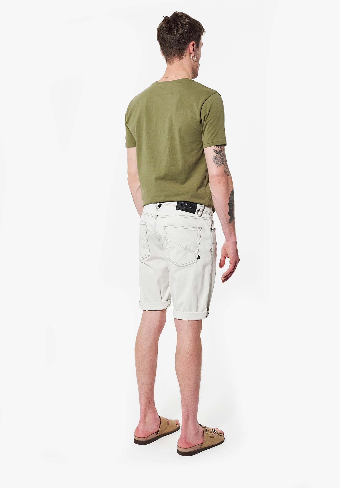 VITO   Bermuda straight en jean Homme