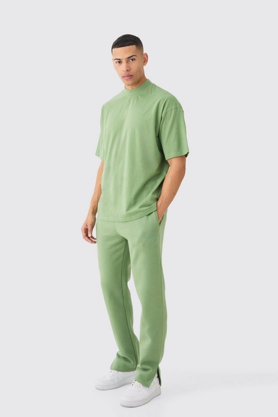 Oversize Man Signature T-Shirt und Jogginghose
