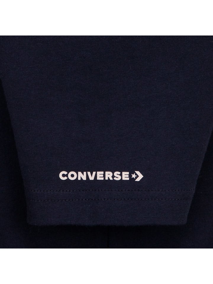 Converse Shirt in Schwarz/ Creme günstig kaufen