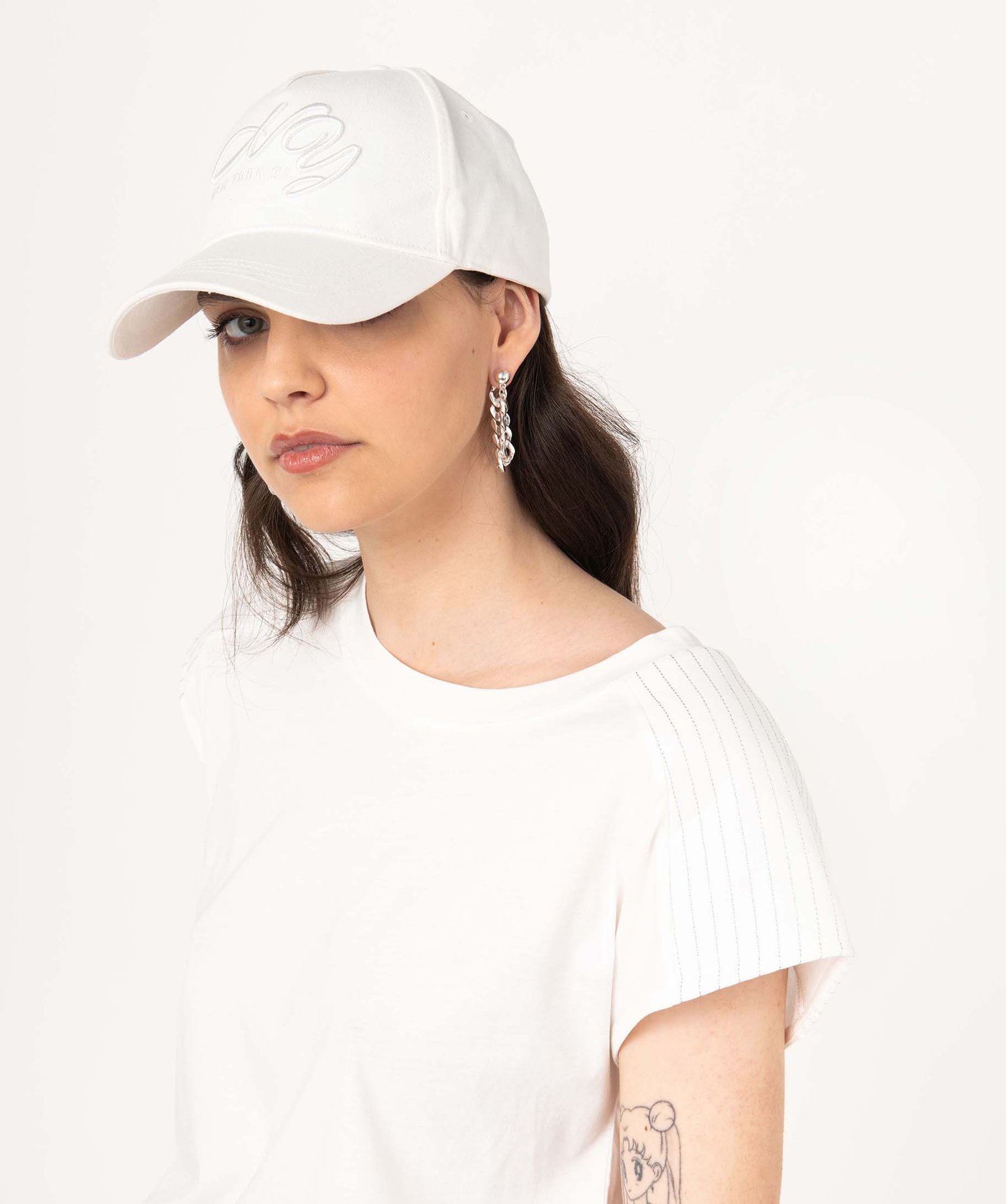 Tee-shirt sans manches coupe loose femme ecru | GEMO