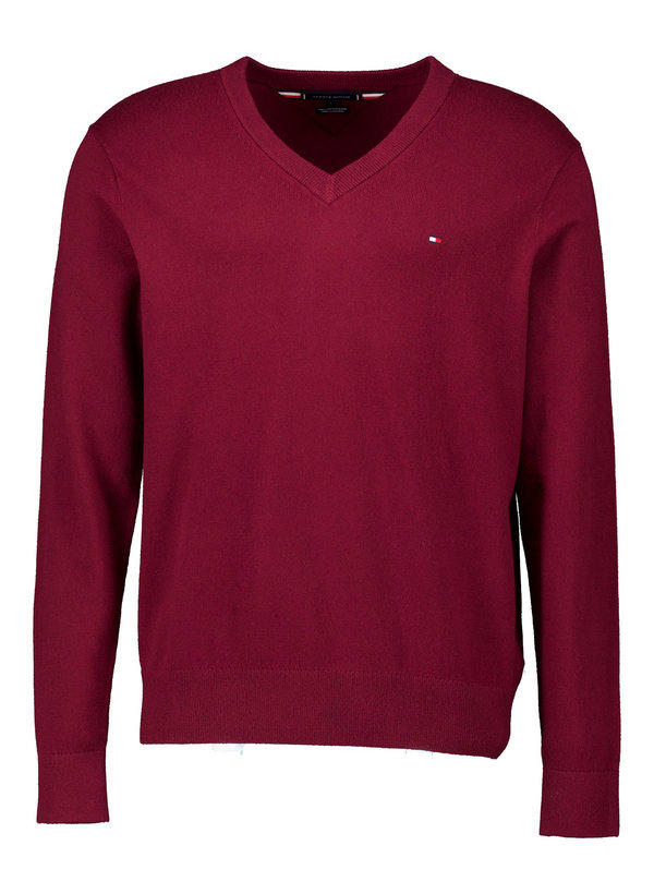 Tommy Hilfiger, Pullover, Pima Baumwolle-Kaschmir, bordeaux