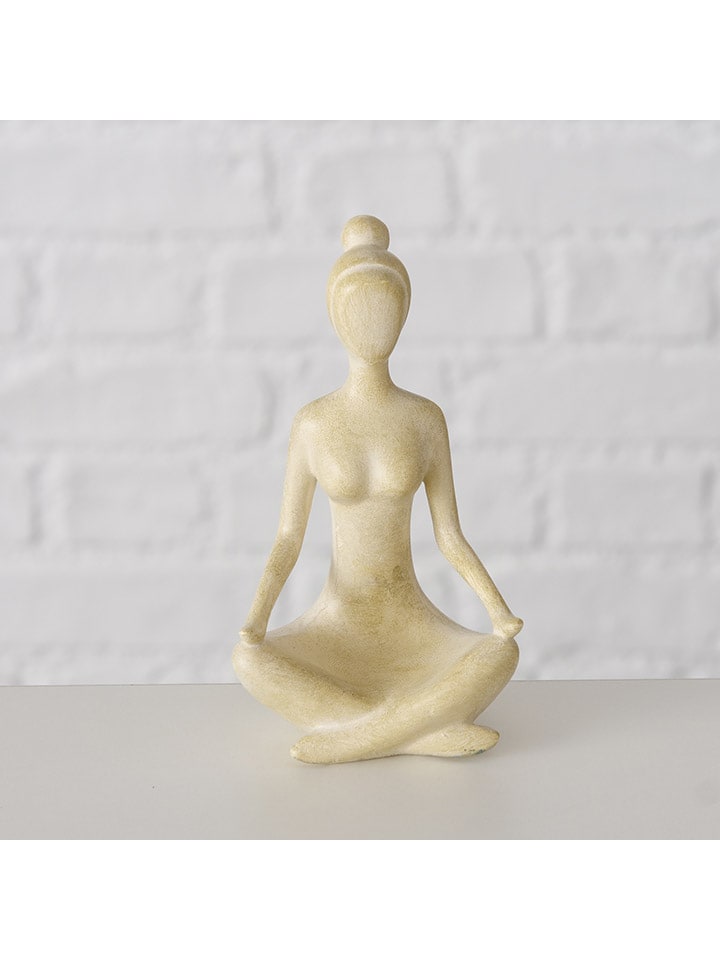 Boltze Dekofigur ''Yoga'' in Beige - (B)7 x (H)10 x (T)5,5 cm (Überraschungsprodukt) günstig kaufen onesize