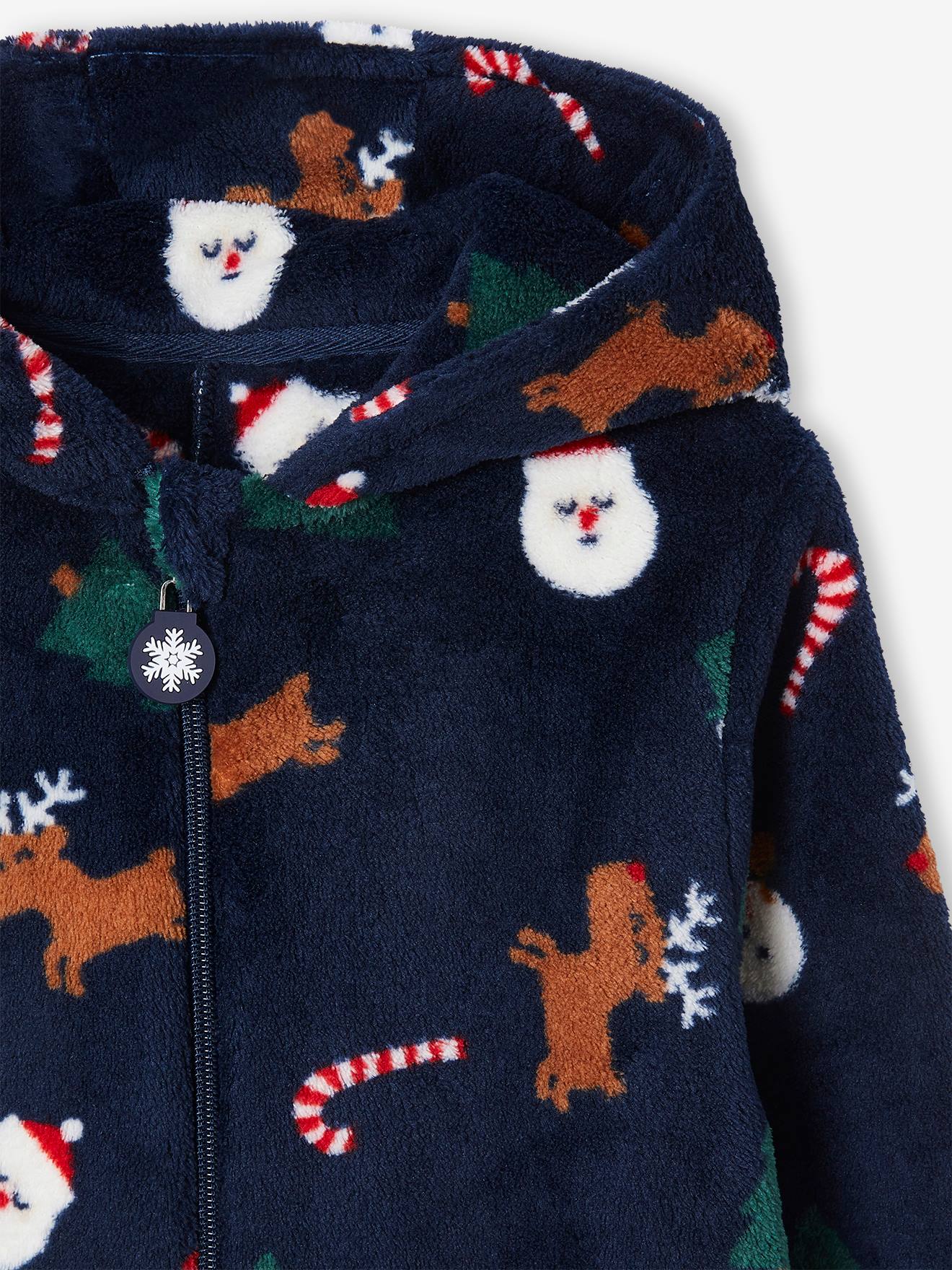 Vertbaudet Jungen Weihnachts-Overall - marine