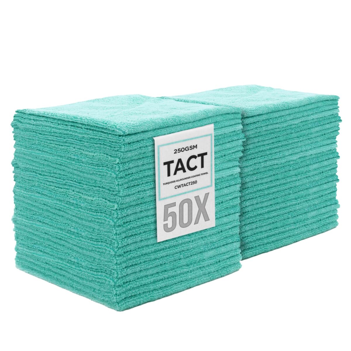 chemicalworkz Allrounder Coating Towel 250GSM Türkis Versiegelungstuch 40×40cm 50Stk.