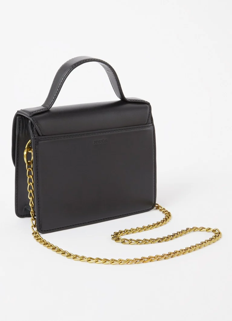 Sessùn Theao Mimi calfskin handbag with detachable shoulder strap
