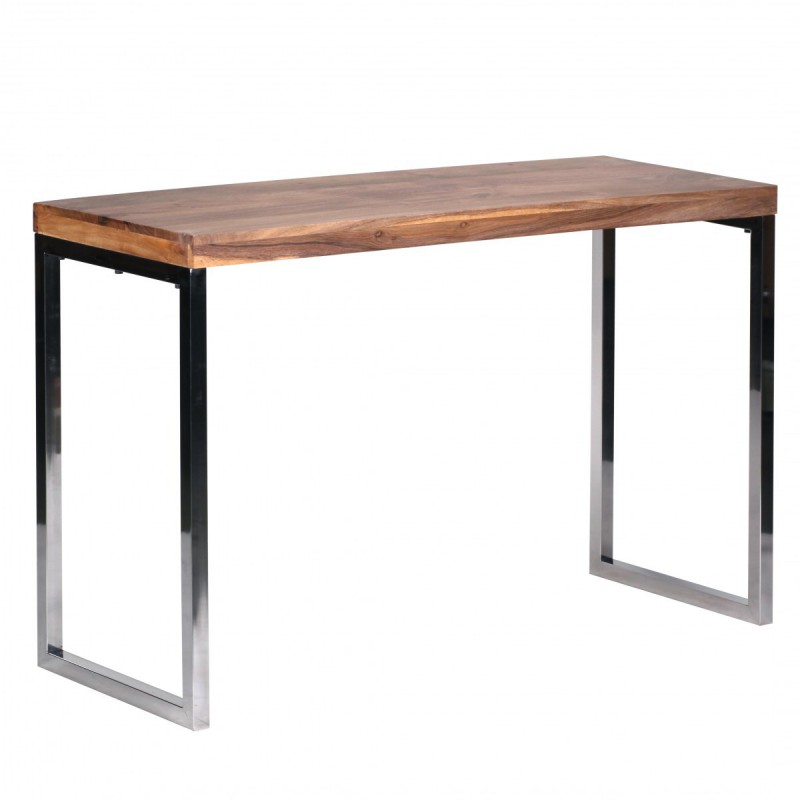 Wohnling Exklusiver Massivholz Konsolentisch 120 x 45 x 76 cm Tisch Akazie Massiv