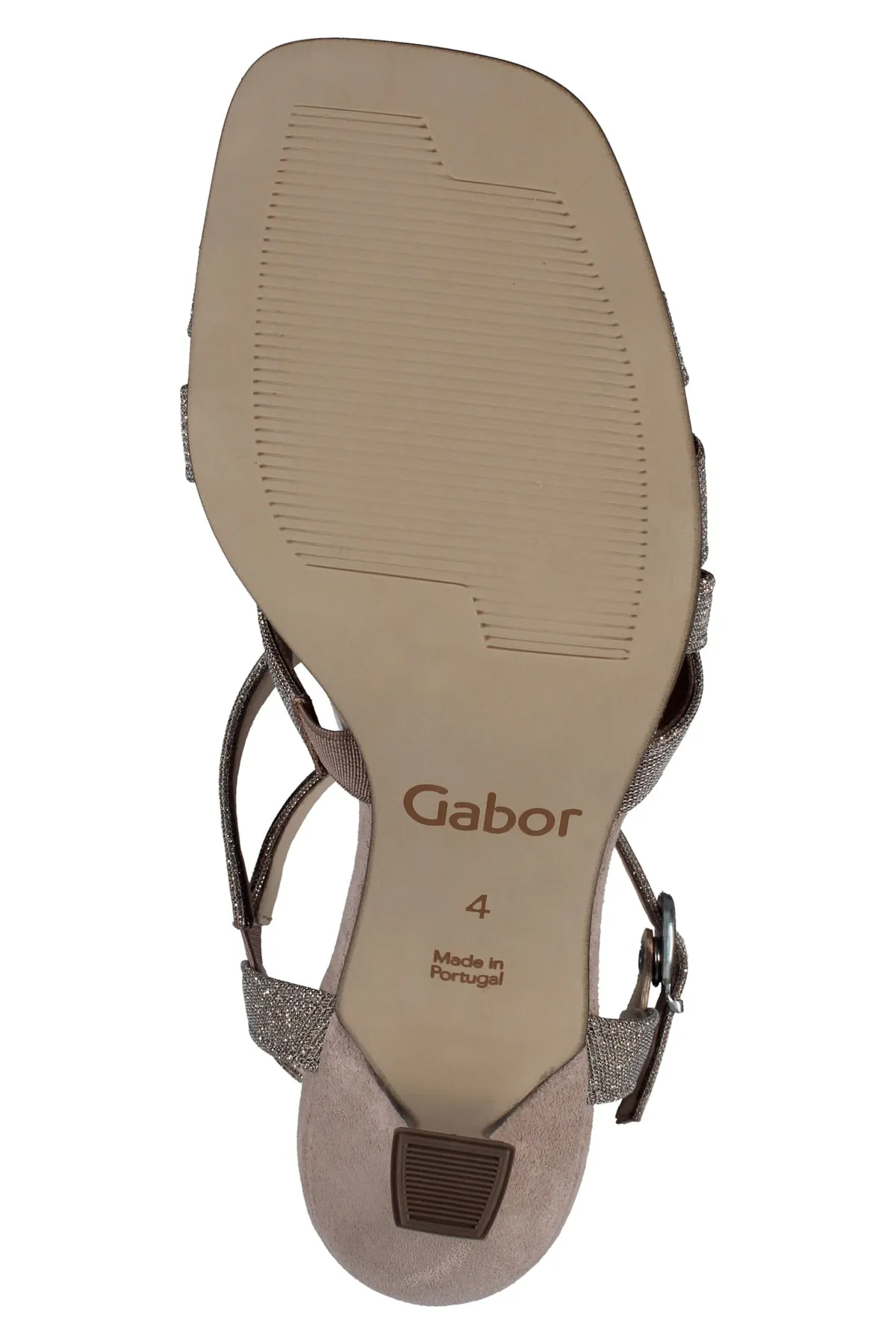 GABOR  Sandalette - Beige - Blockabsatz