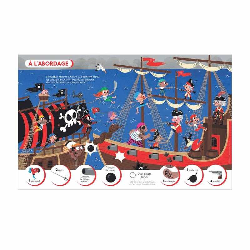 Livre Ecoute et trouve les pirates - Larousse Jeunesse
