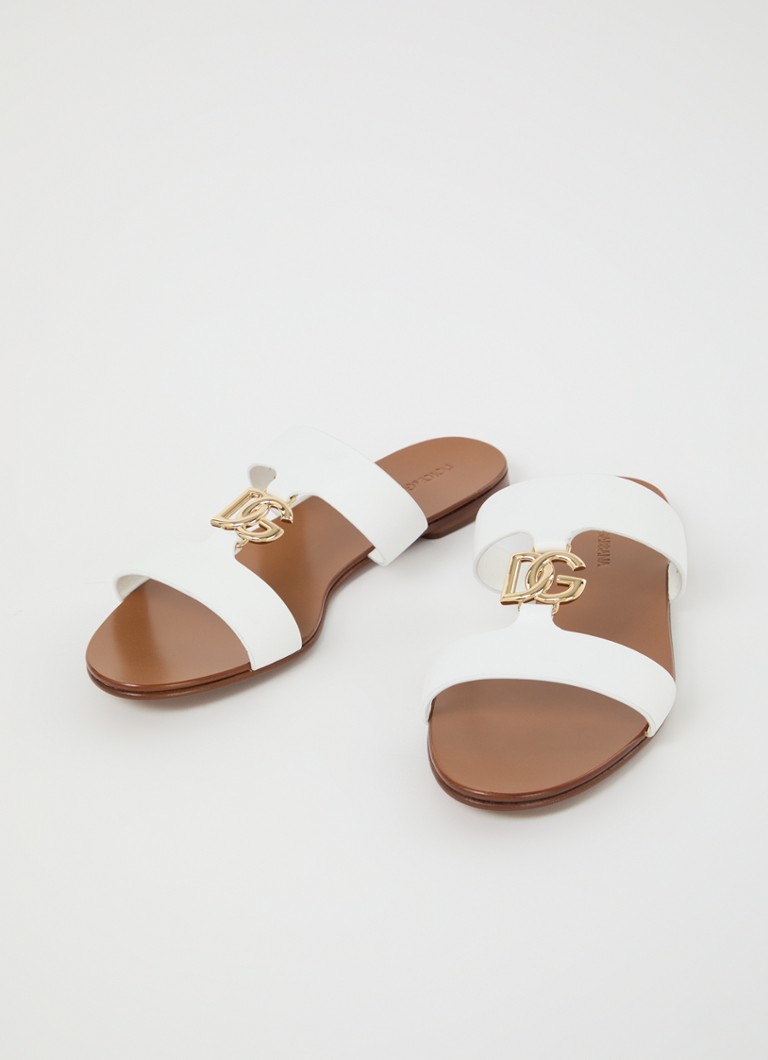 Papuče od teleće kože Dolce & Gabbana