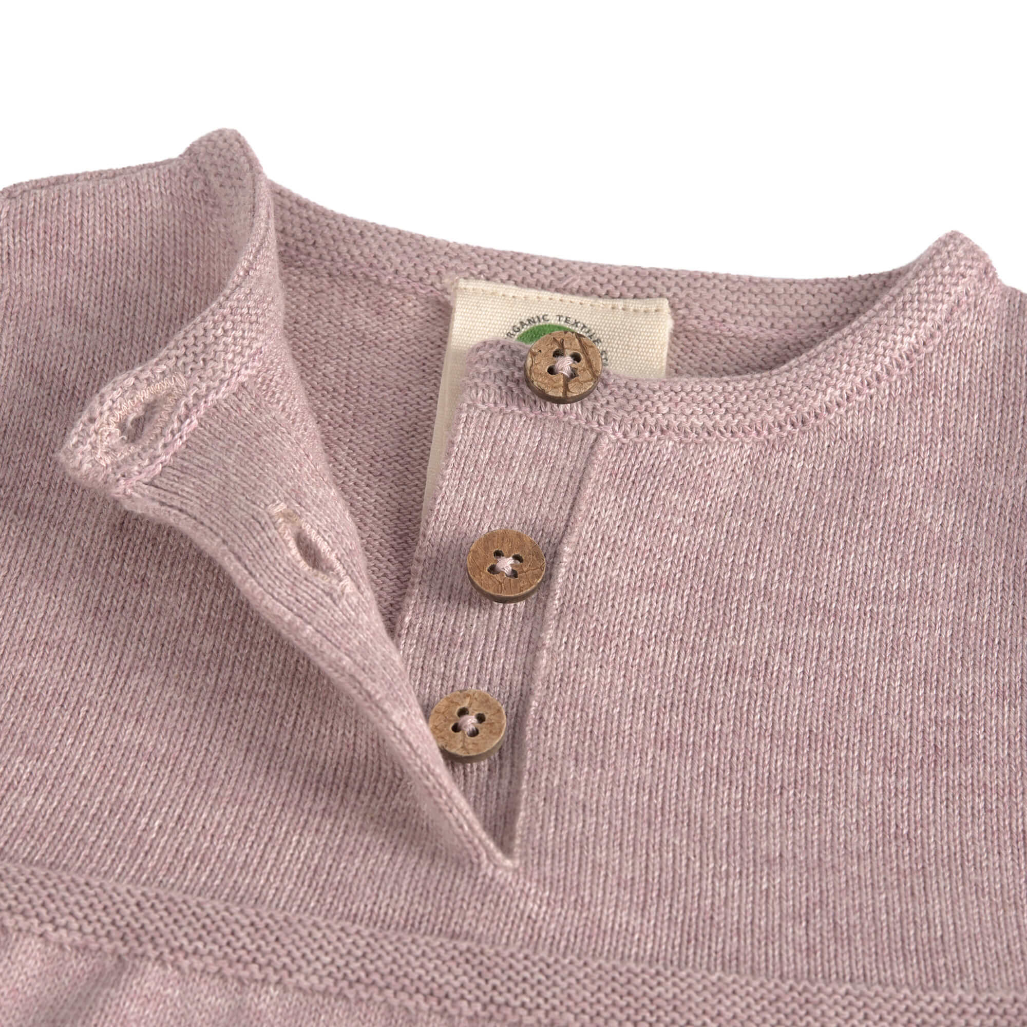 Babykleid - Strick Bio-Baumwolle, Rosa