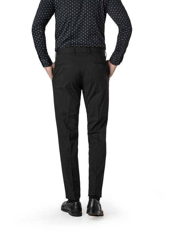 Strellson, Hose Melwin, Slim Fit, Mikrofaser, schwarz
