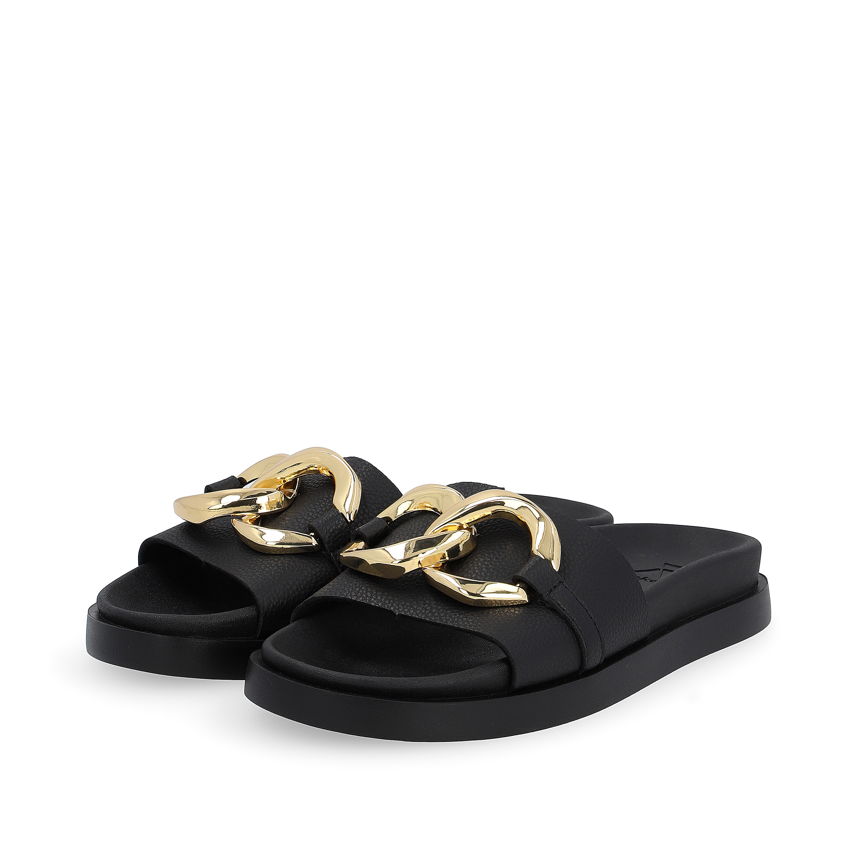 Rieker Damen Pantoletten noir