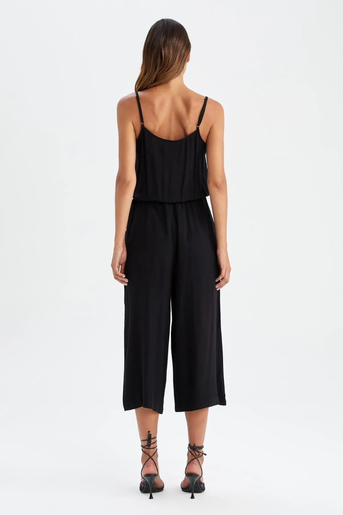 DeFacto  Basic-Midi-Jumpsuit mit Trägern
