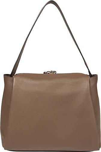 Marc O'Polo Crossbody Bag medium aus fein genarbtem Rindleder