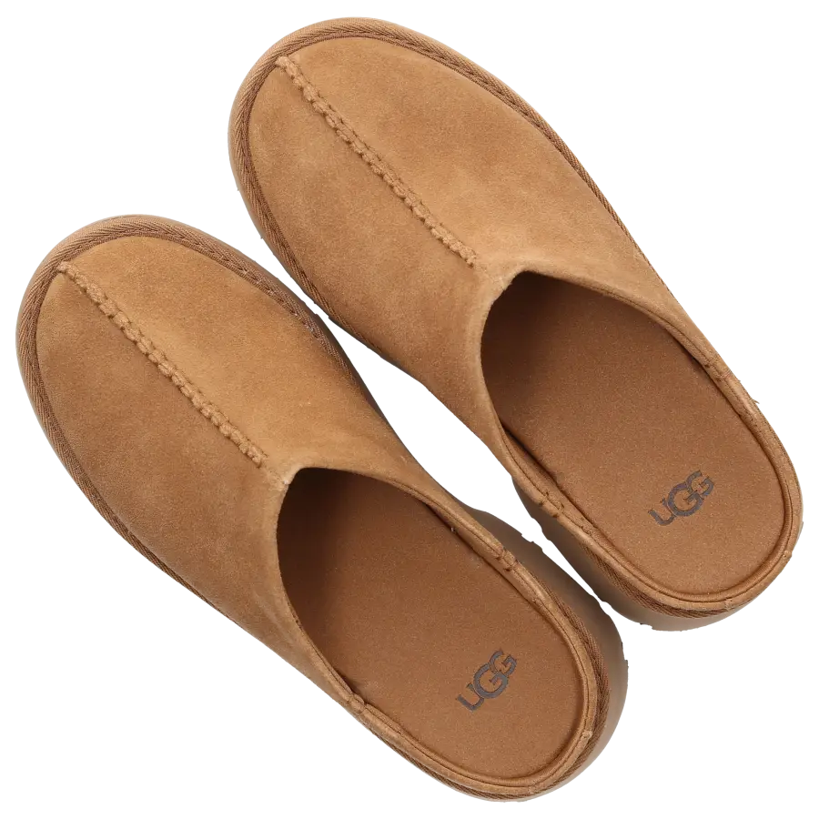 UGG - Clogs NEW HEIGHTS Veloursleder - braun