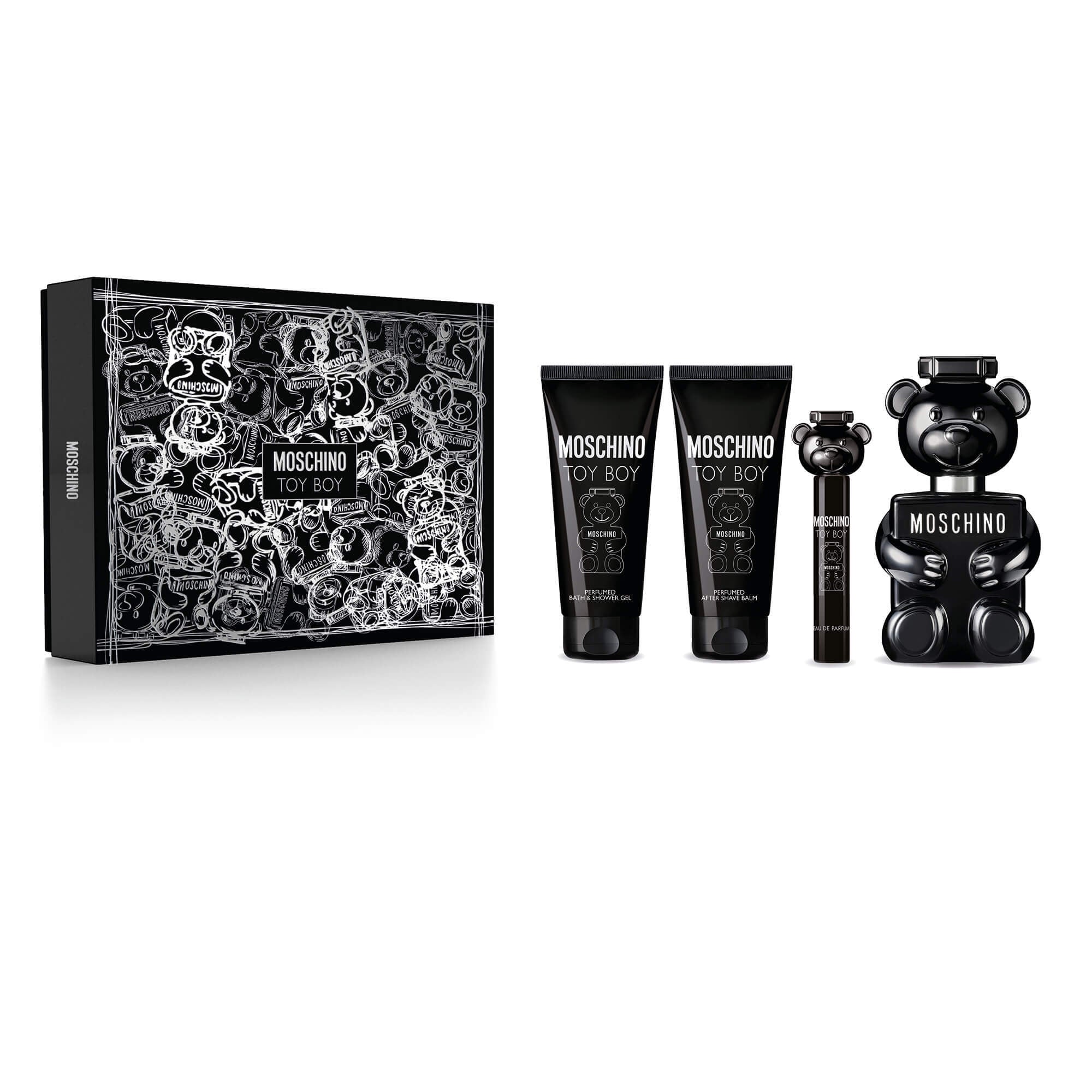 Conjunto Toy Boy Moschino Toy Boy Eau de Parfum - Conjunto de perfume masculino, Eau de Parfum