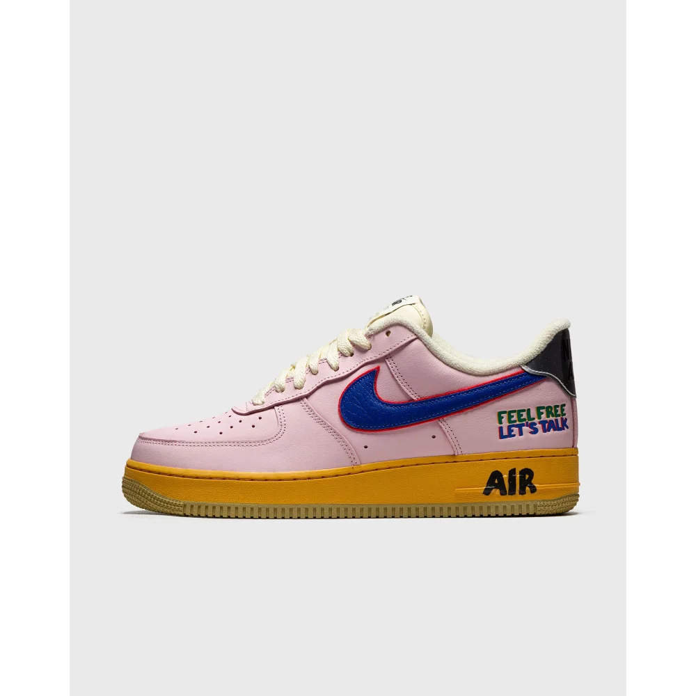 Nike Air Force 1 07 Feel Free Lets Talk DX2667-600 / pink