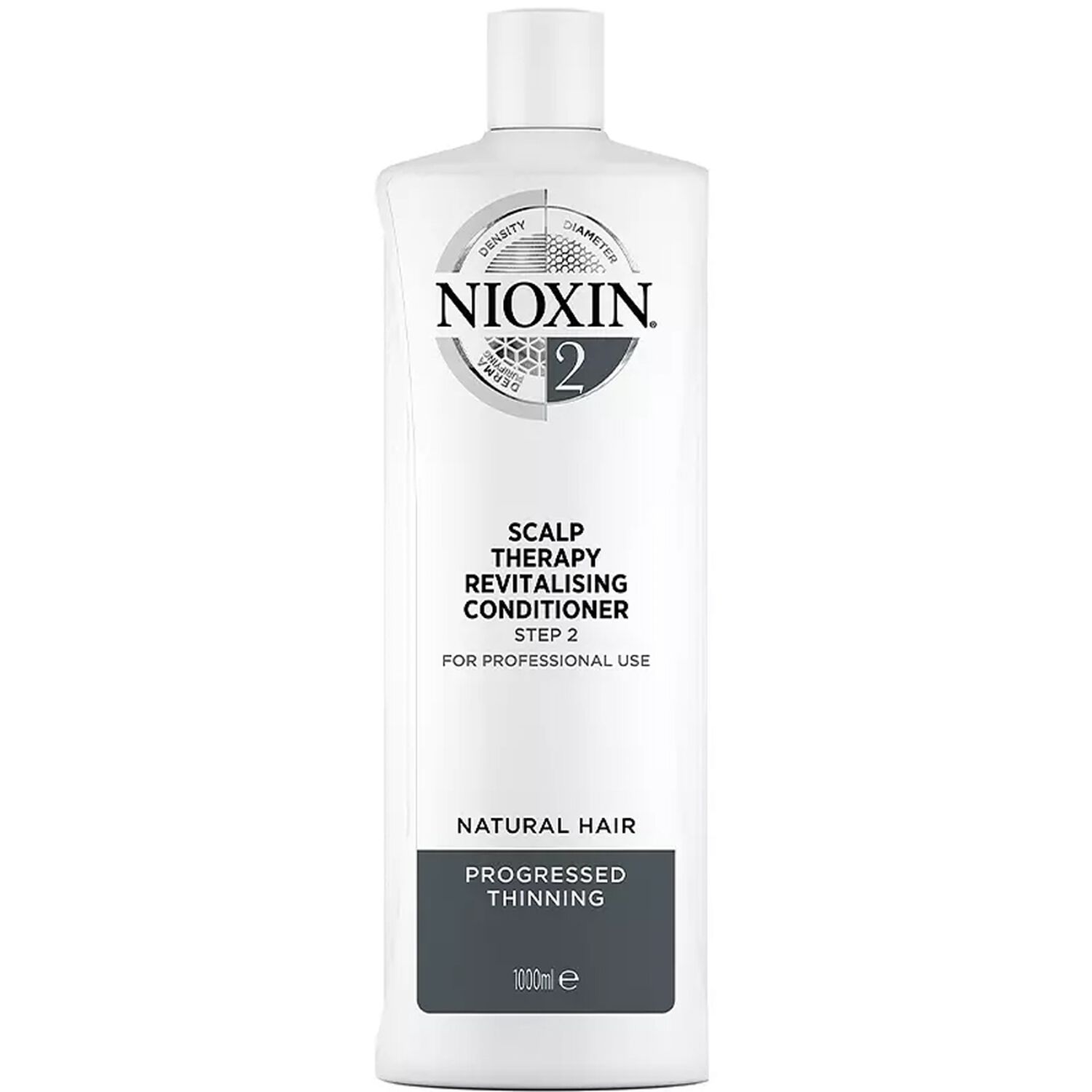 Nioxin System 2 Scalp Therapy Conditionneur Cheveux Naturels & Visiblement Clairsemés 1000 ml