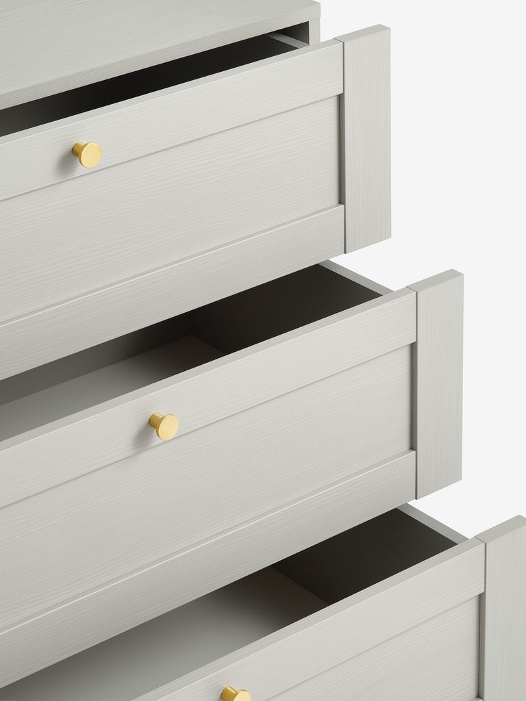 FRAMLEV Komoda FRAMLEV 3 szuflady szara