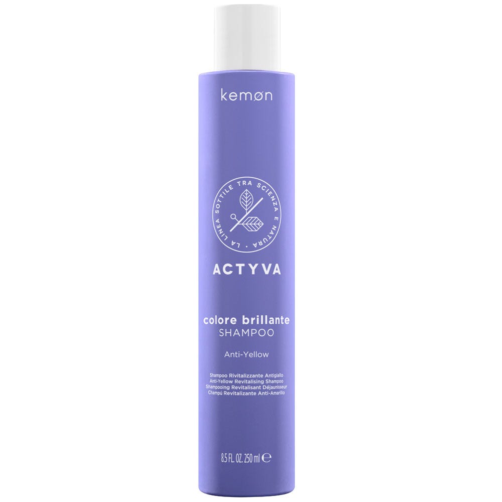 kemon Actyva Colore Brillante Anti-Yellow Shampoo 250 ml