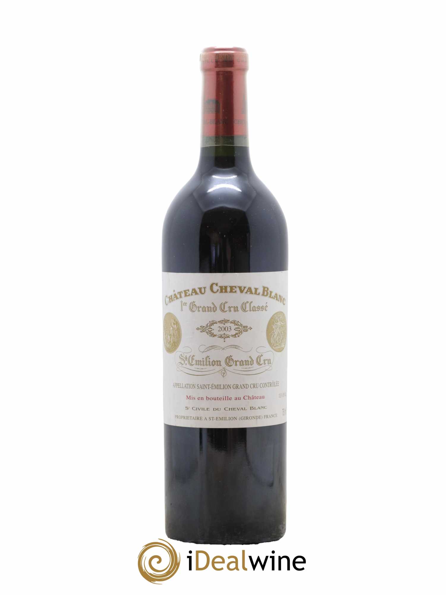 Château Cheval Blanc 1er Grand Cru Classé A  2003 - Lot de 1 Bouteille