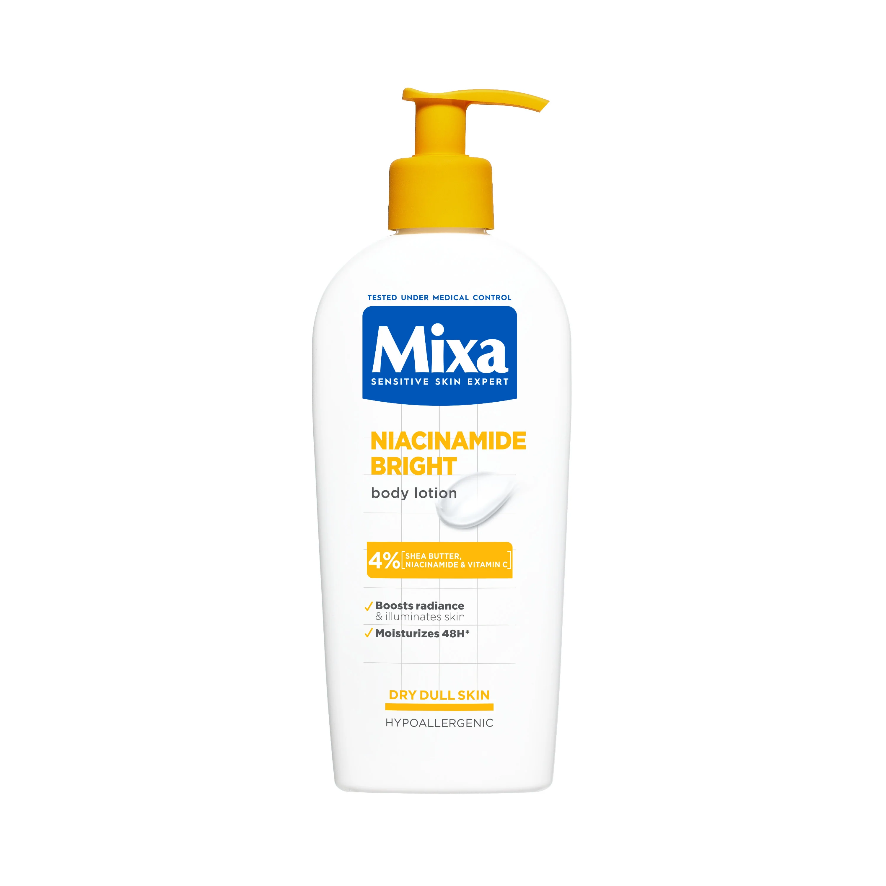 Niacinamid Bright Body – Körperlotion – Körpermilch, aufhellende Körpermilch
