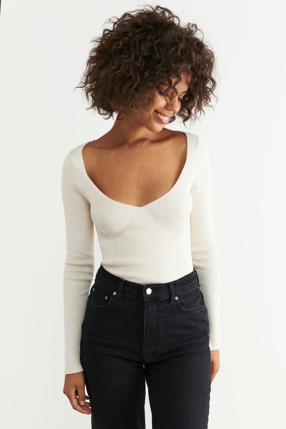 Haley knitted top