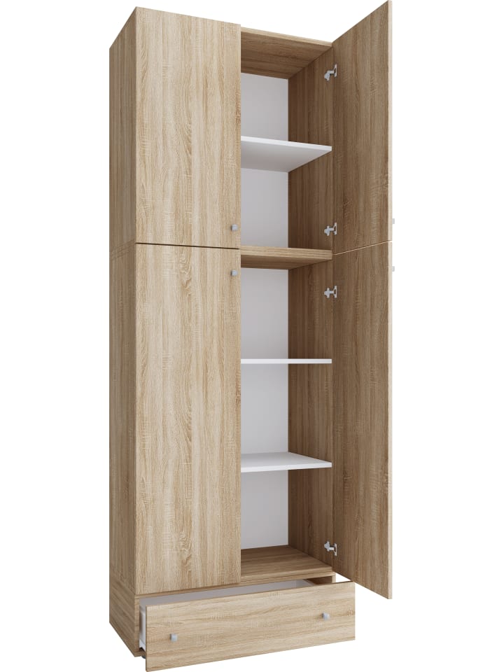 VCM  XXL Büroschrank Aktenschrank Schrank Lona 5fach S in Sonoma-Eiche günstig kaufen onesize