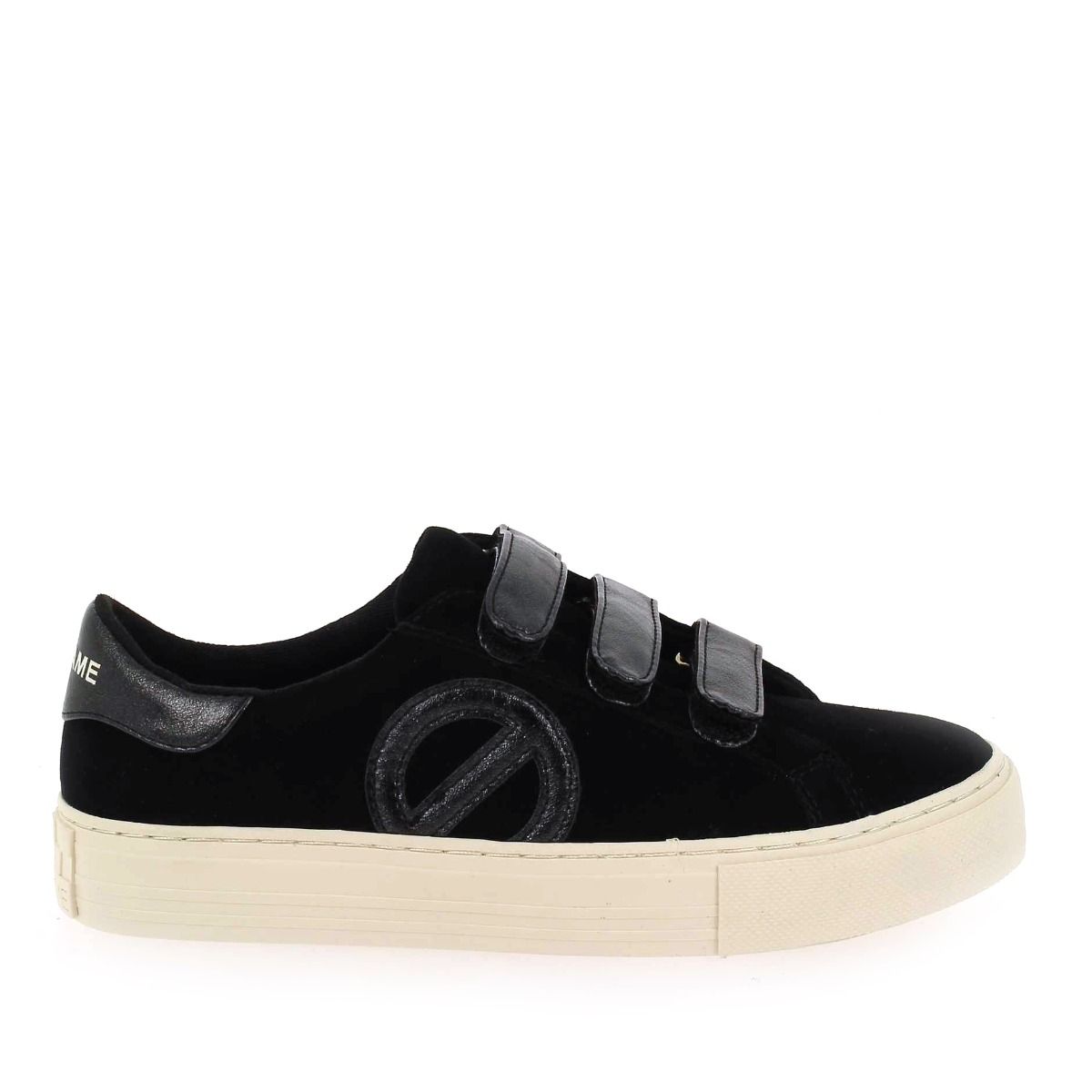 No Name  ARCADE STRAPS SIDE SUEDE H23 - Noir