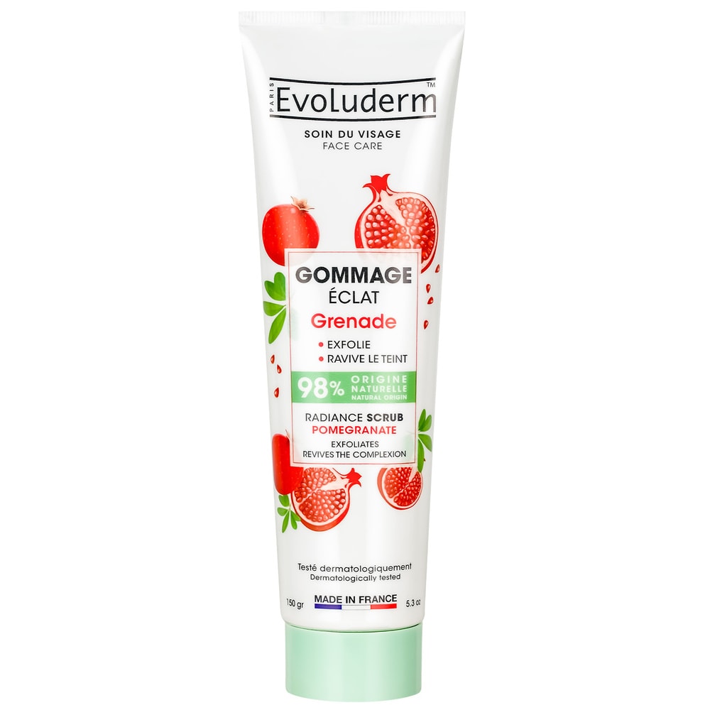 evoluderm Gommage Visage Gommage Éclat Grenade - 150 gr