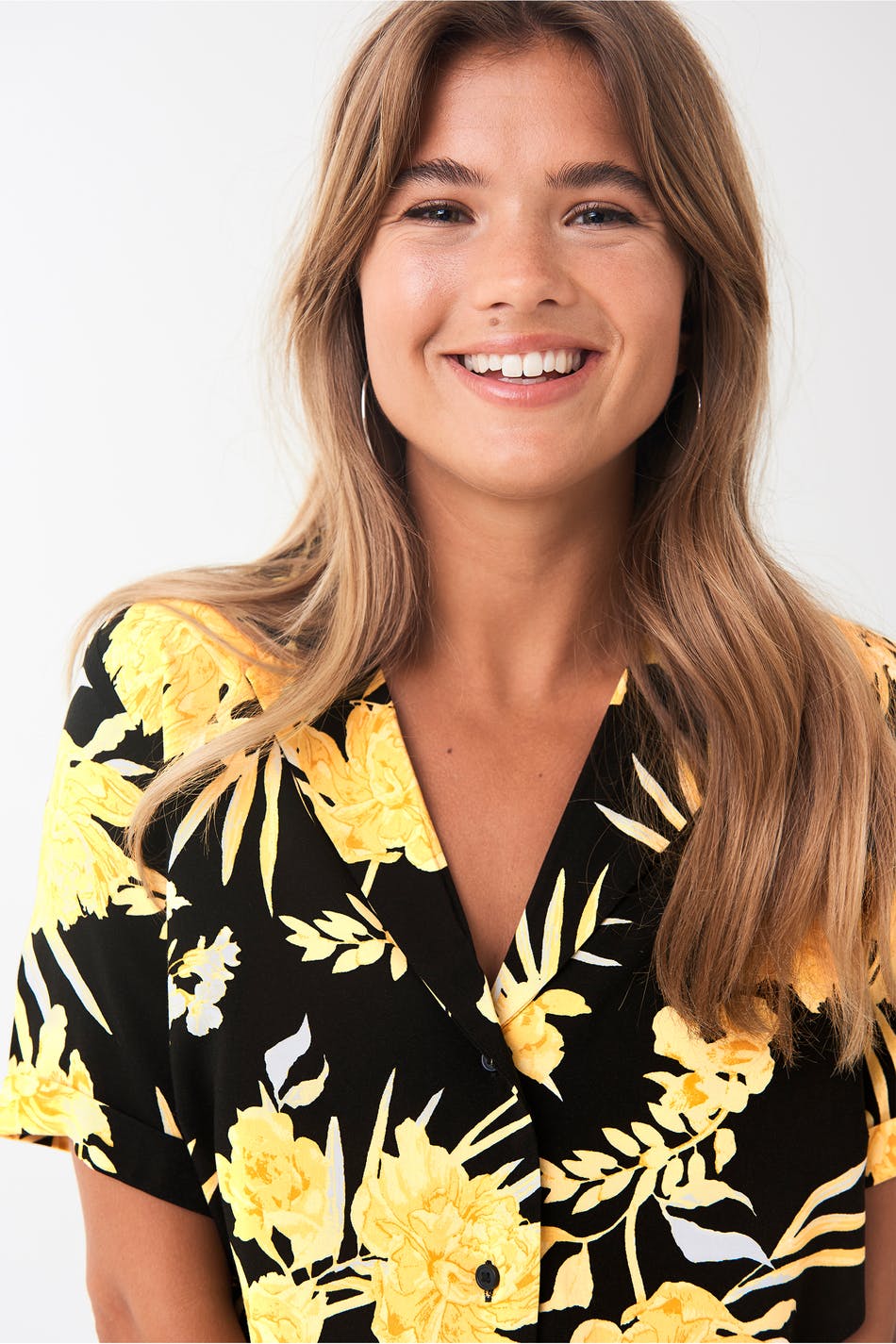 Blenda button down dress