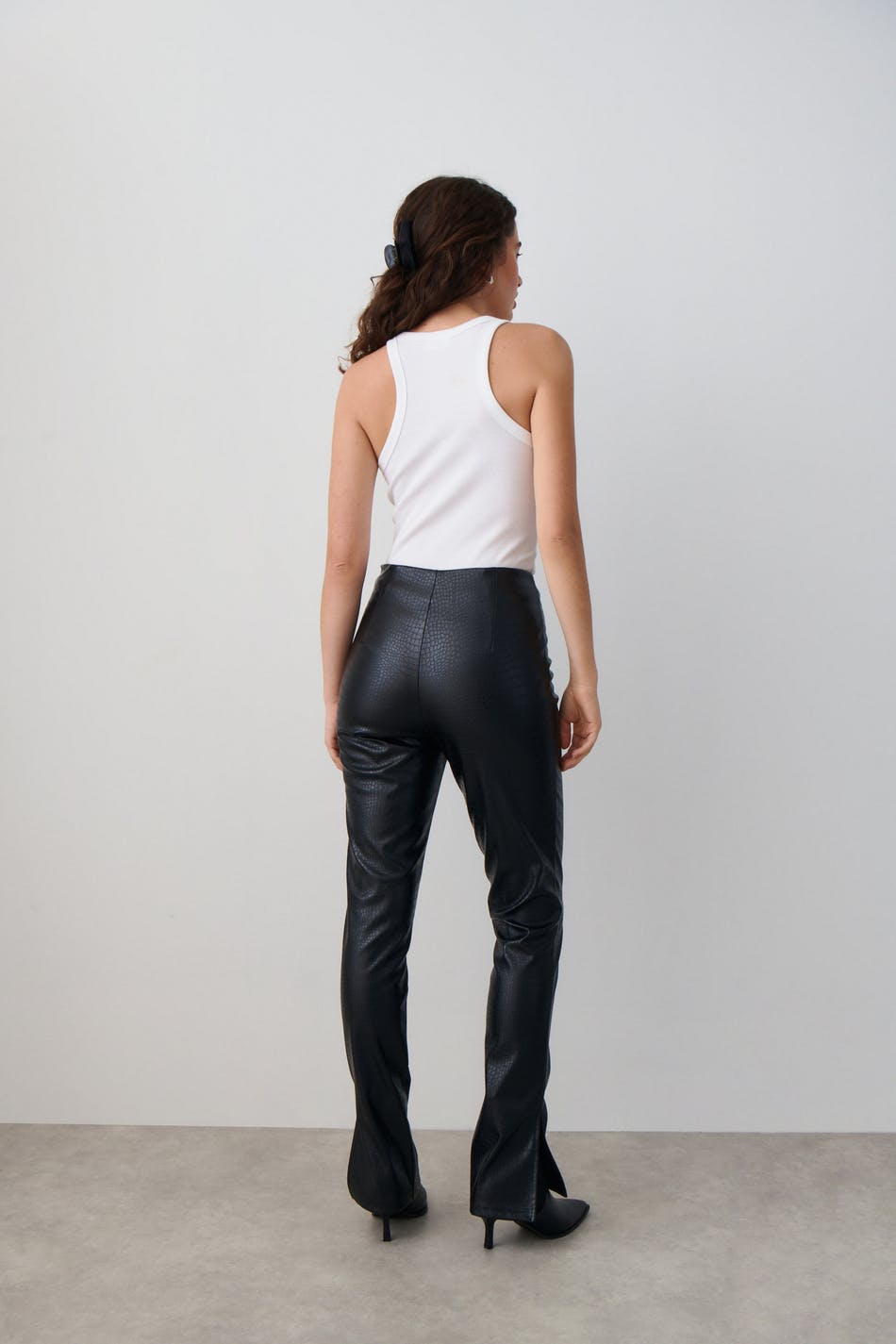 Mollie slit trousers